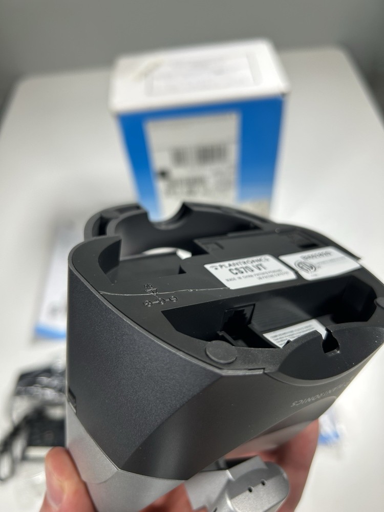 Plantronics CS70 Wireless Office Headset System NWB - Small Crack On Bottom