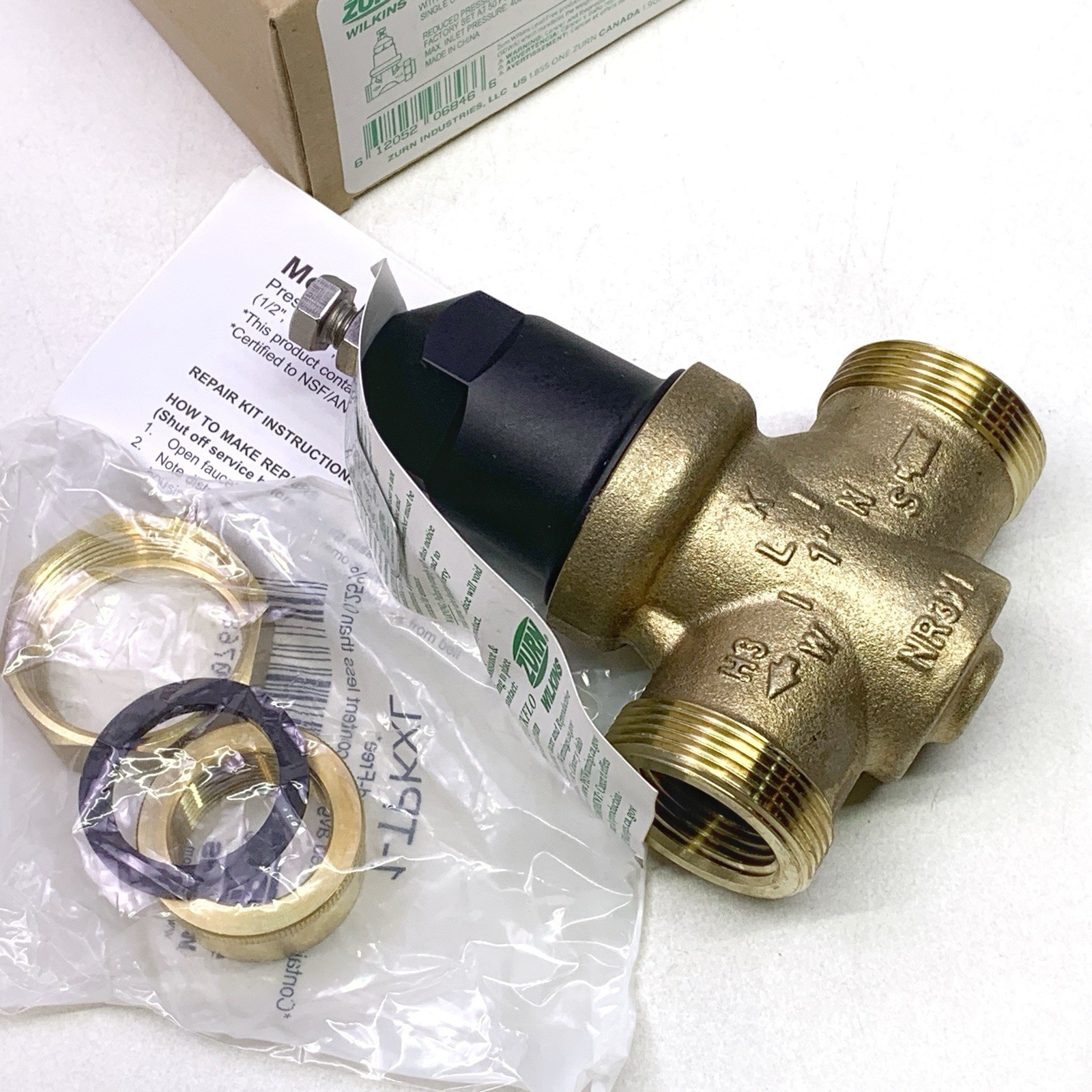 Zurn Wilkins NR3XL 1" Pressure Reducing Valve PRV Single Union 1-NR3XL Brand NEW