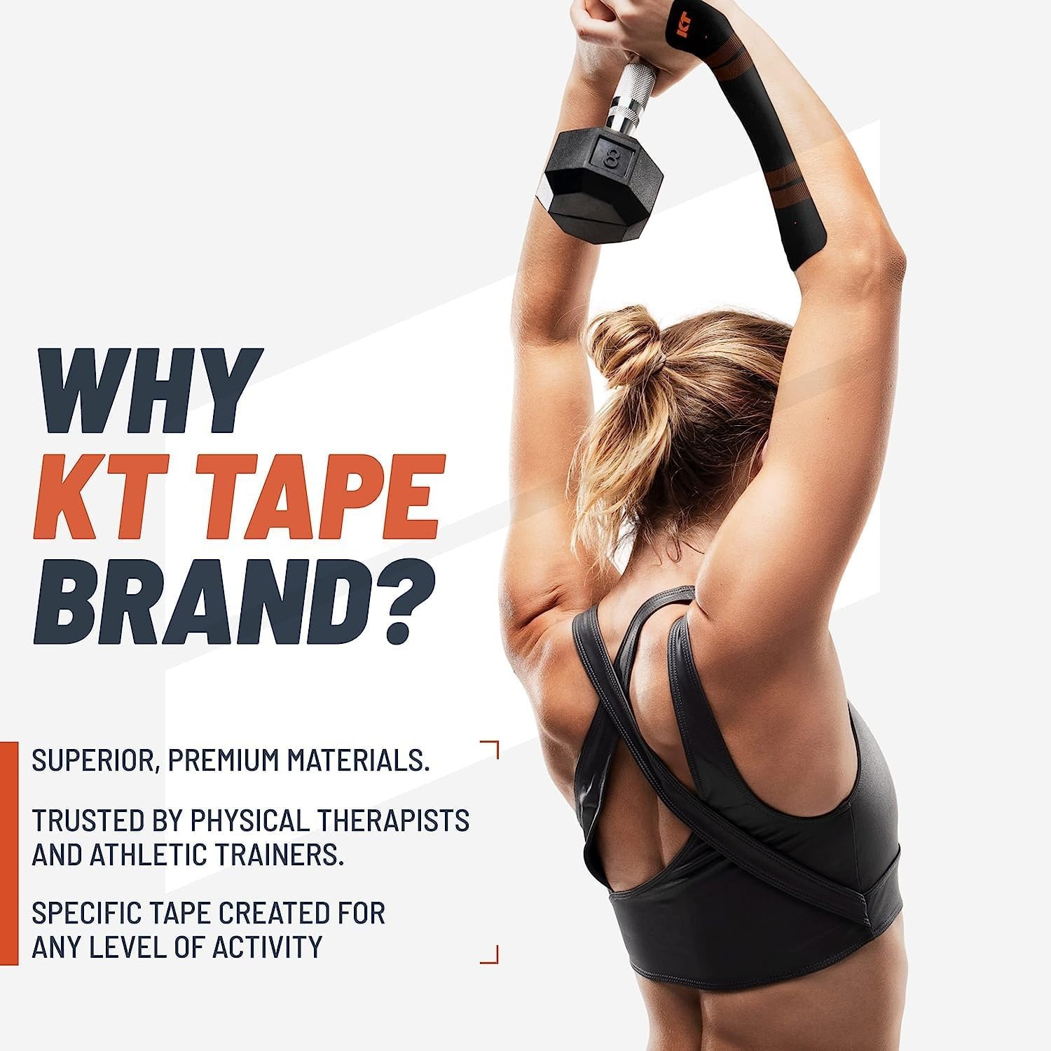 KT Tape PRO Kinesiology Therapeutic Athletic Tape 125ft Uncut Roll Stealth Beige