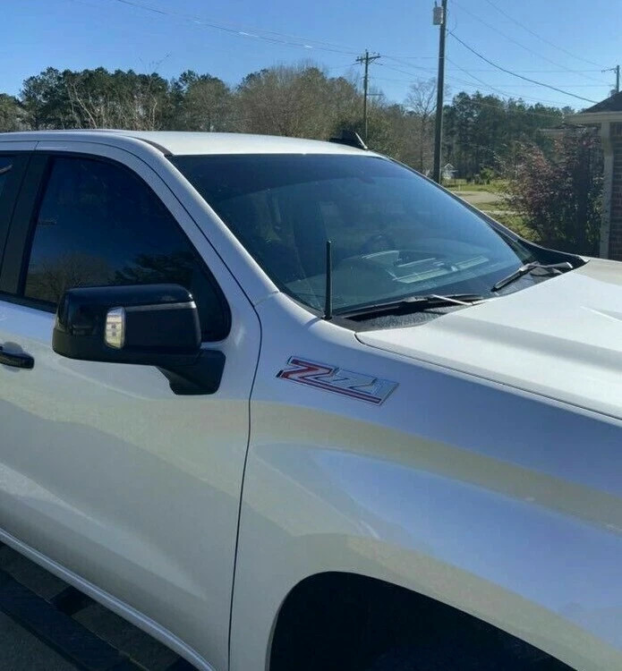 7" Short Black Rubber Antenna Mast Radio AM/FM for Chevrolet Silverado 2006-2025