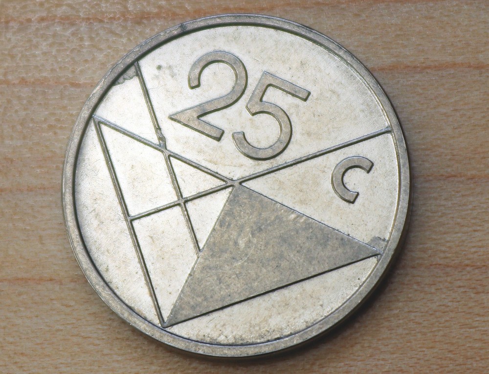 2006 Aruba 25 Cents