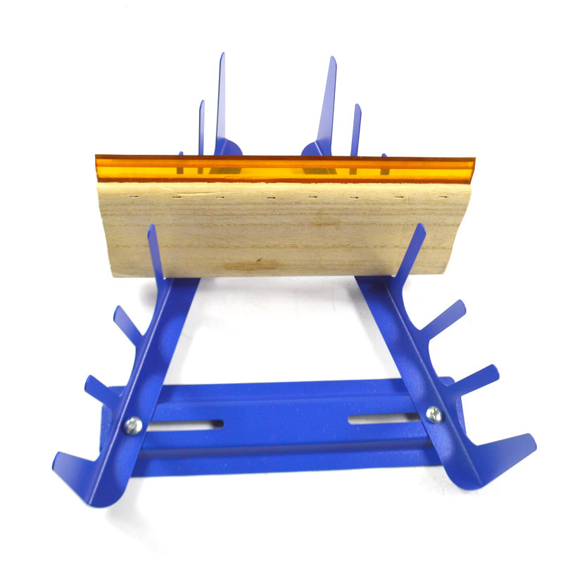 6 pcs Screen Printing Squeegee Storage Rack Ink Scraper organize Stand Holder