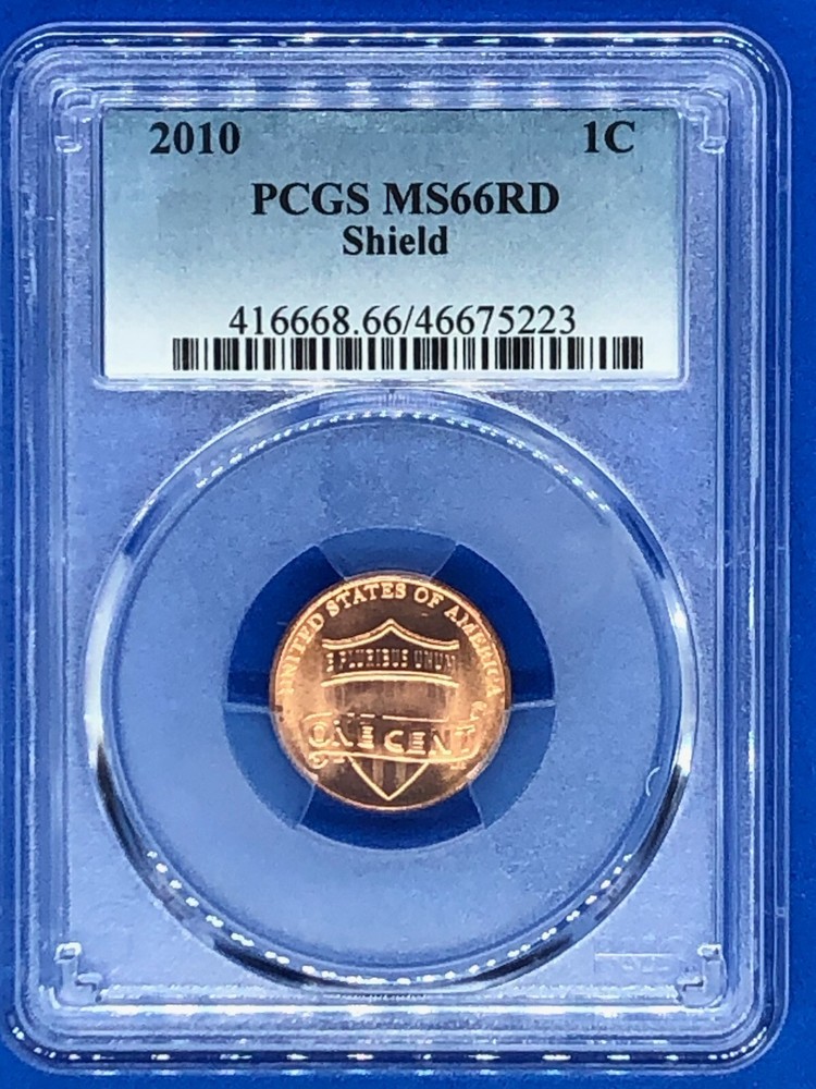 2010 1C PCGS MS66RD Shield