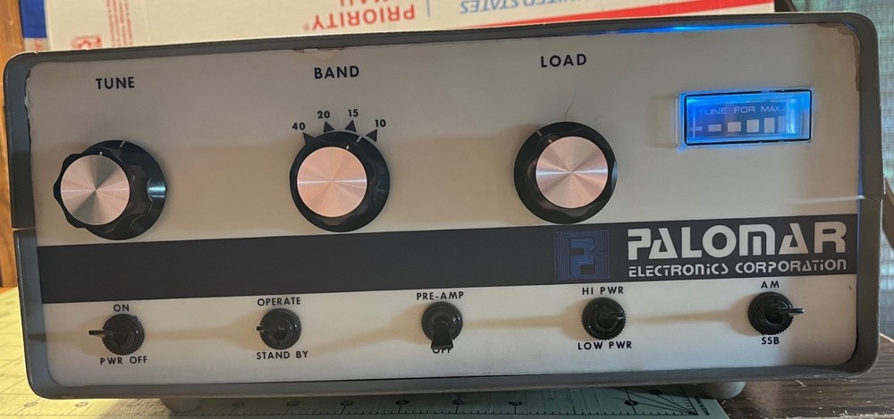 RF Linear Amplifier Palomar 300 A - No Transformer - With tubes