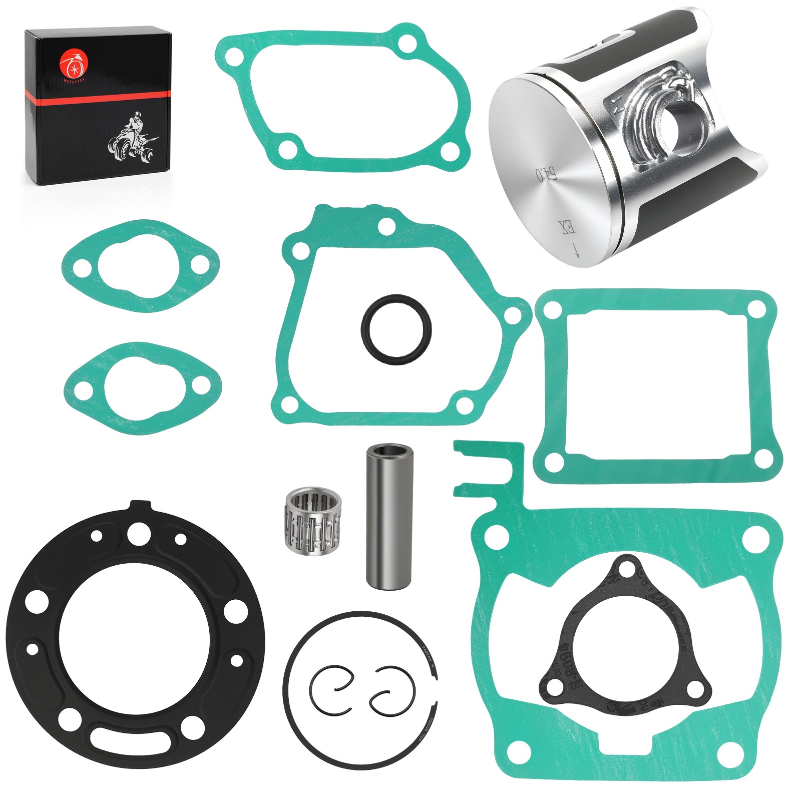 Top End Rebuild Kit 54mm Size B Piston For Honda CR125R 1992-1999 13110-KZ4-505