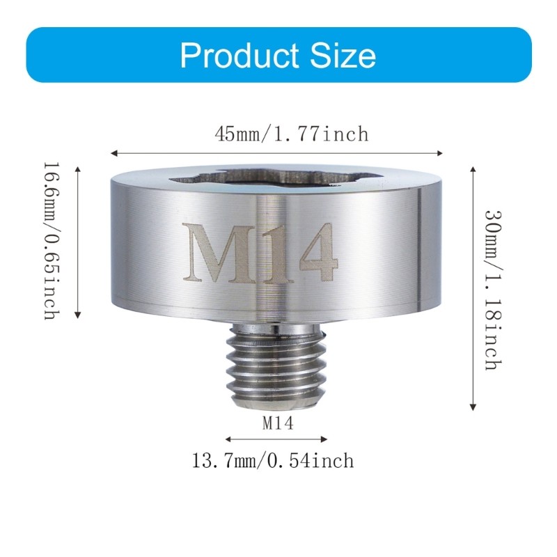 Professional M14 5/8Inch Adapter for X Lock Angles Grinder Converter Rusts Proof