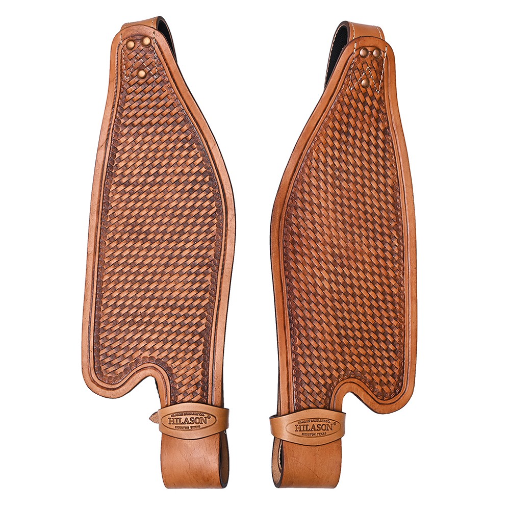 HILASON Hand Tool Leather Saddle Replacement Fender Pair Hobble Strap Tan| |