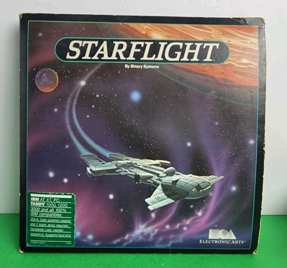 1986 Starflight PC Computer Game by Electronic Arts, IBM & Tandy