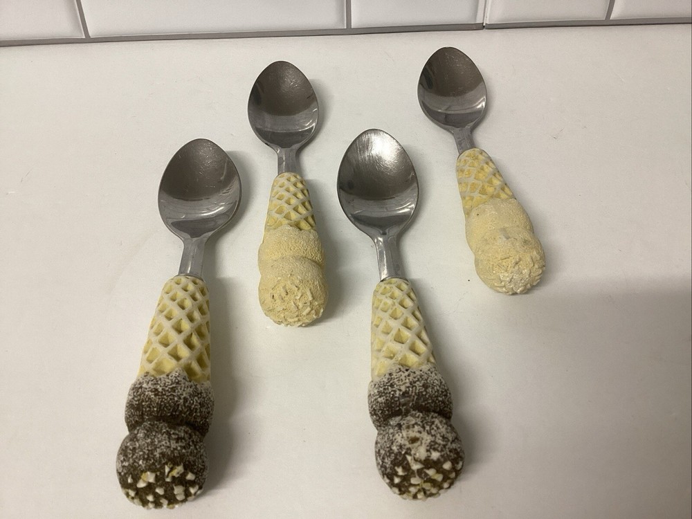 Progresses Chocolate And Vanilla Ice Cream Spoons