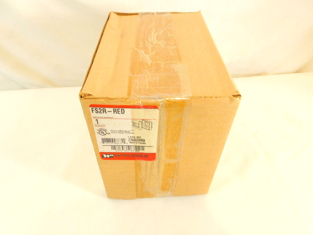 FS2R-RED EMT Firestop Conduit Fitting Wiremold FS EMT Rectangular, 2"