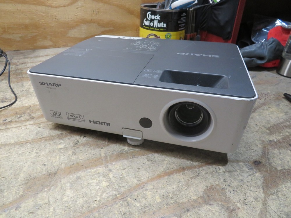 Sharp PG-LW3000 DLP Projector (1280x800) NO REMOTE / 1798 HOURS