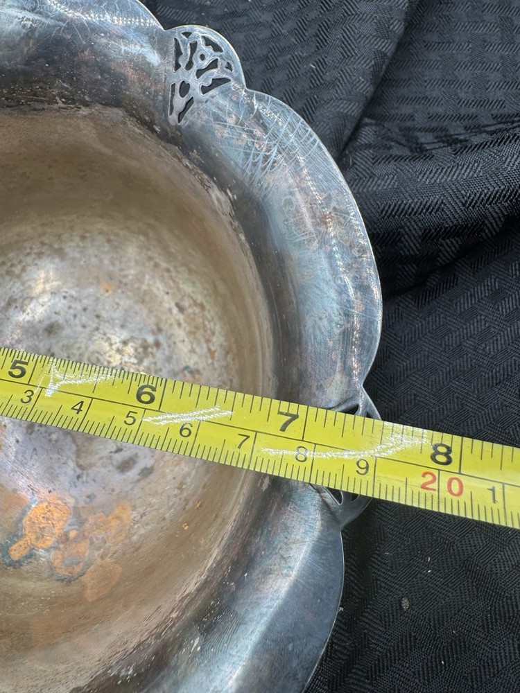 Silver Plated Footed Bowl