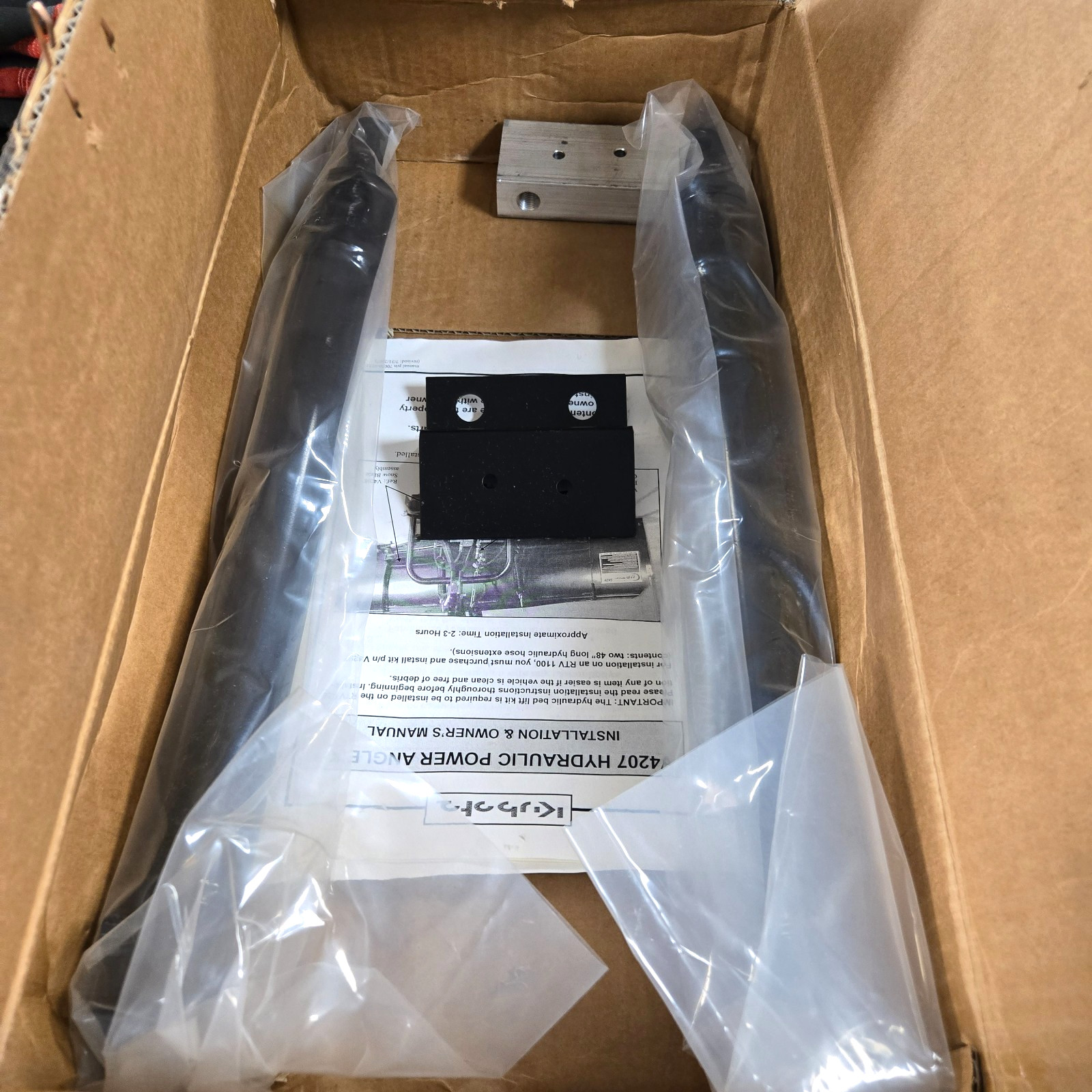 NOS OEM Kubota V4207 HYDRAULIC ANGLE KIT for RTV900 & RTV1100