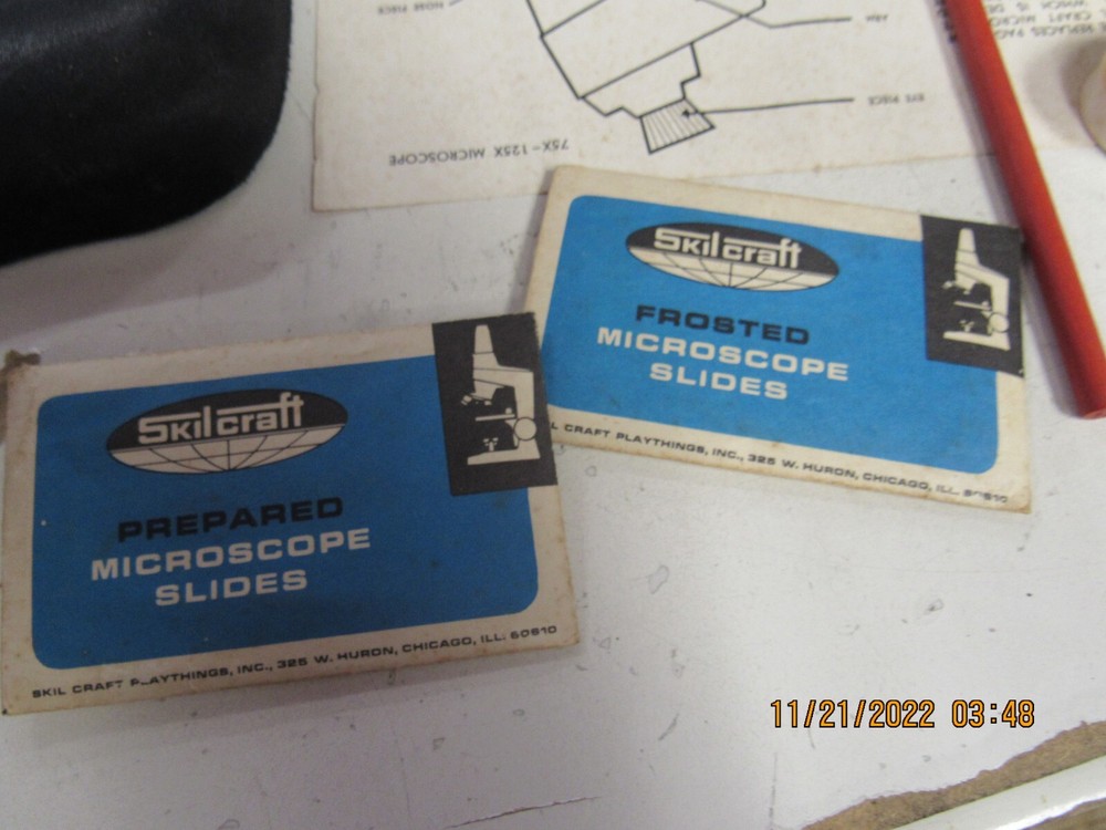 Vintage 1963 Skilcraft Microscope