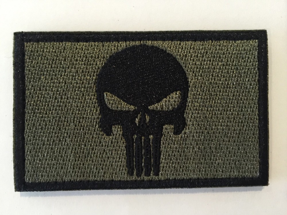 DEVGRU Skull SWAT SOCOM Special Ops Embroider Patch GREEN