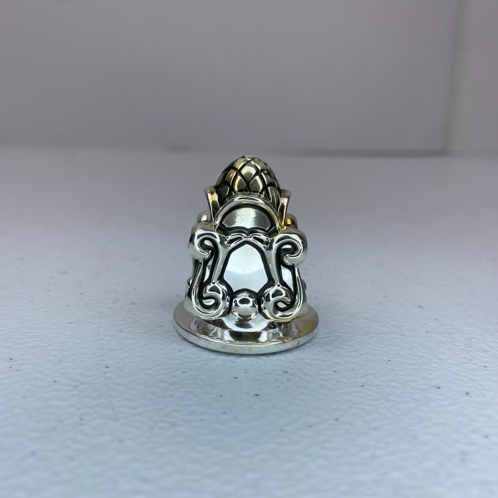 Vintage Godinger Silver Plated Acorn Name Place Set of 6