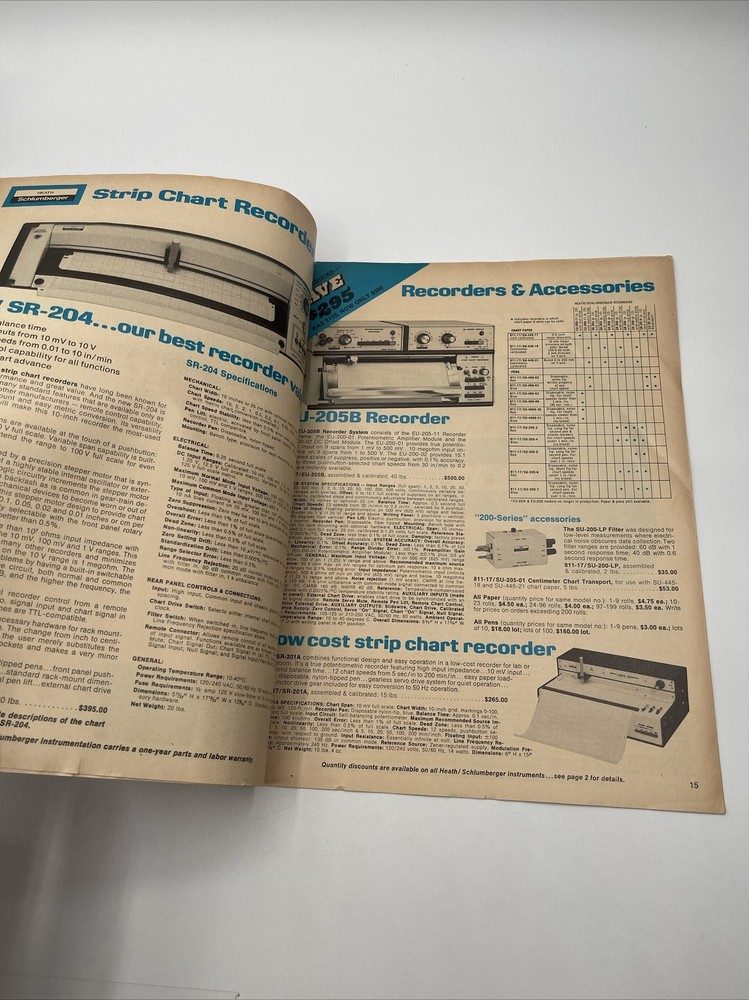 Heath / Schlumberger Assembled Instruments Catalog October 1975