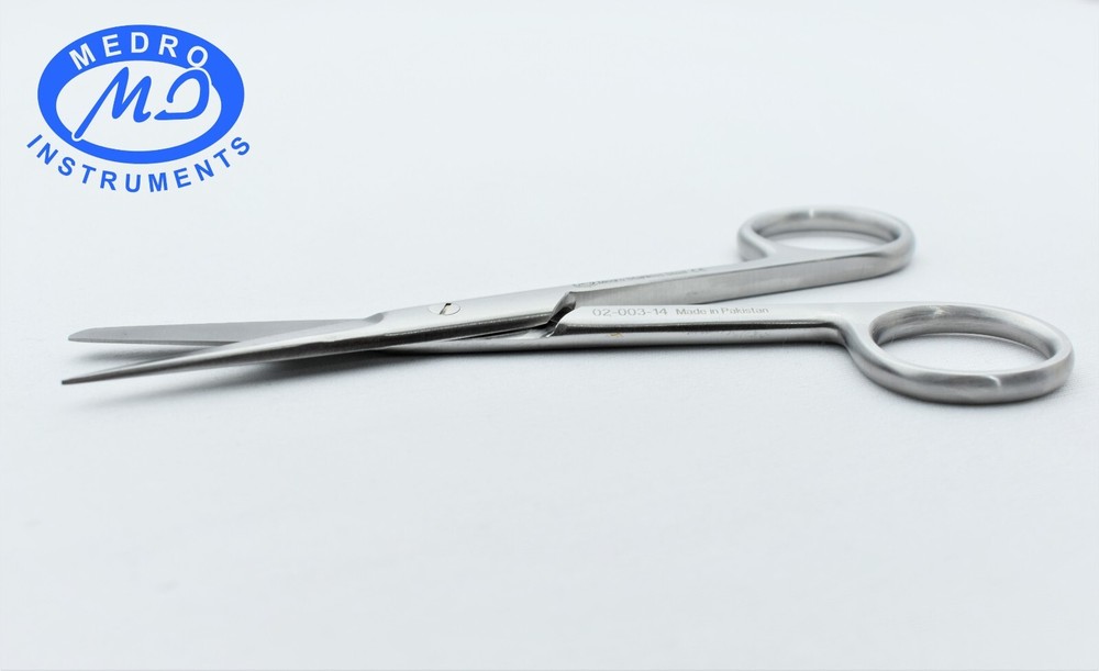 OR Dressing & Operating Scissors Sharp Blunt 5.5" Straight Surgical Instruments