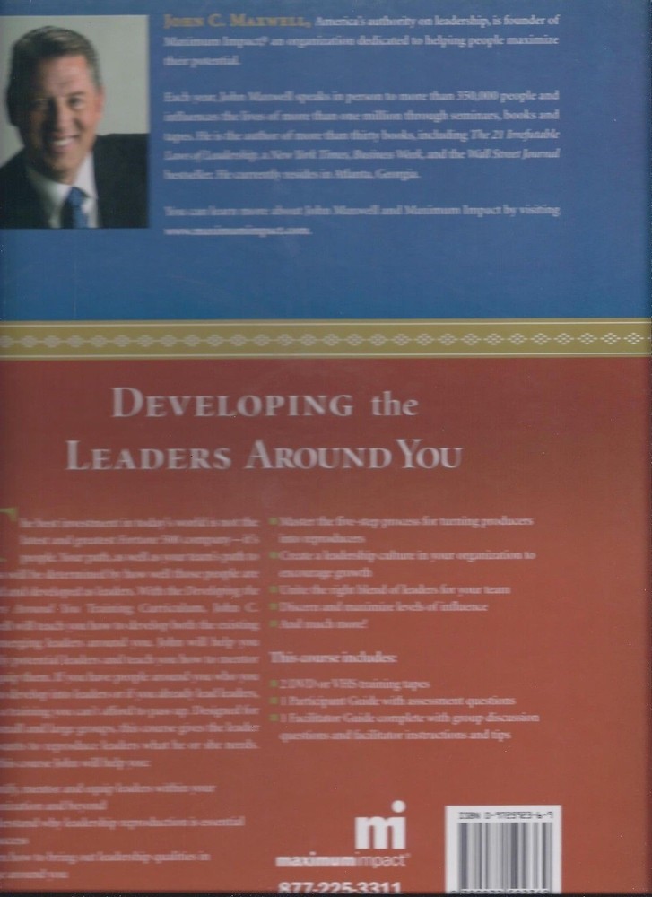 Developing the Leaders Around You DVD Training Curriculum by John Maxwell