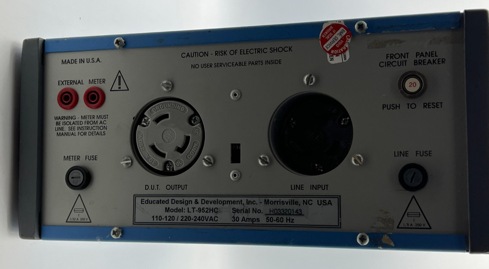 Educated Design & Development LT-952HC Digital Current Tester, Tested, free ship