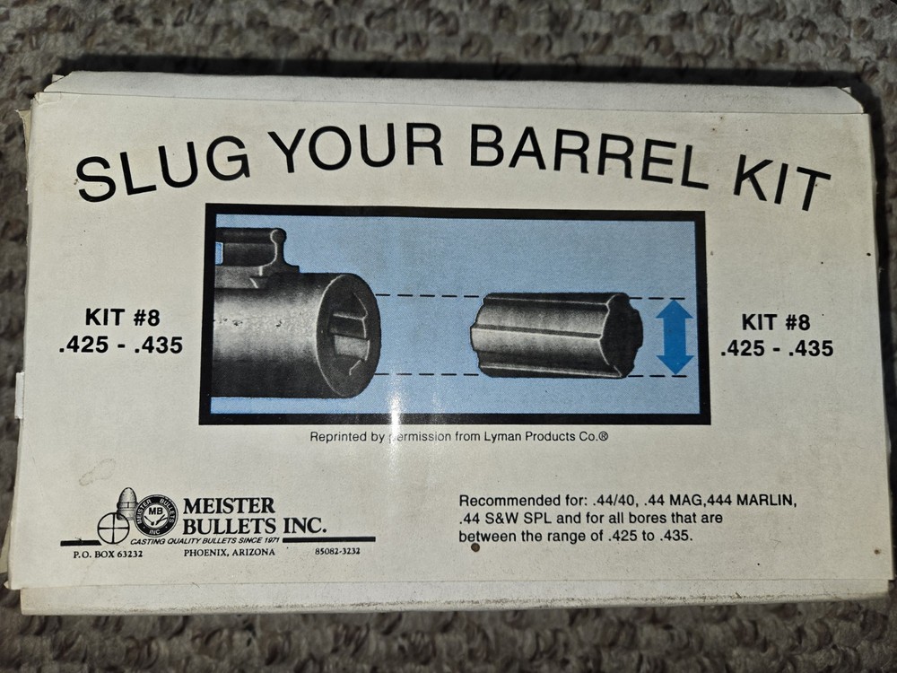 44 Cal. Meister Barrel Slugging Tool
