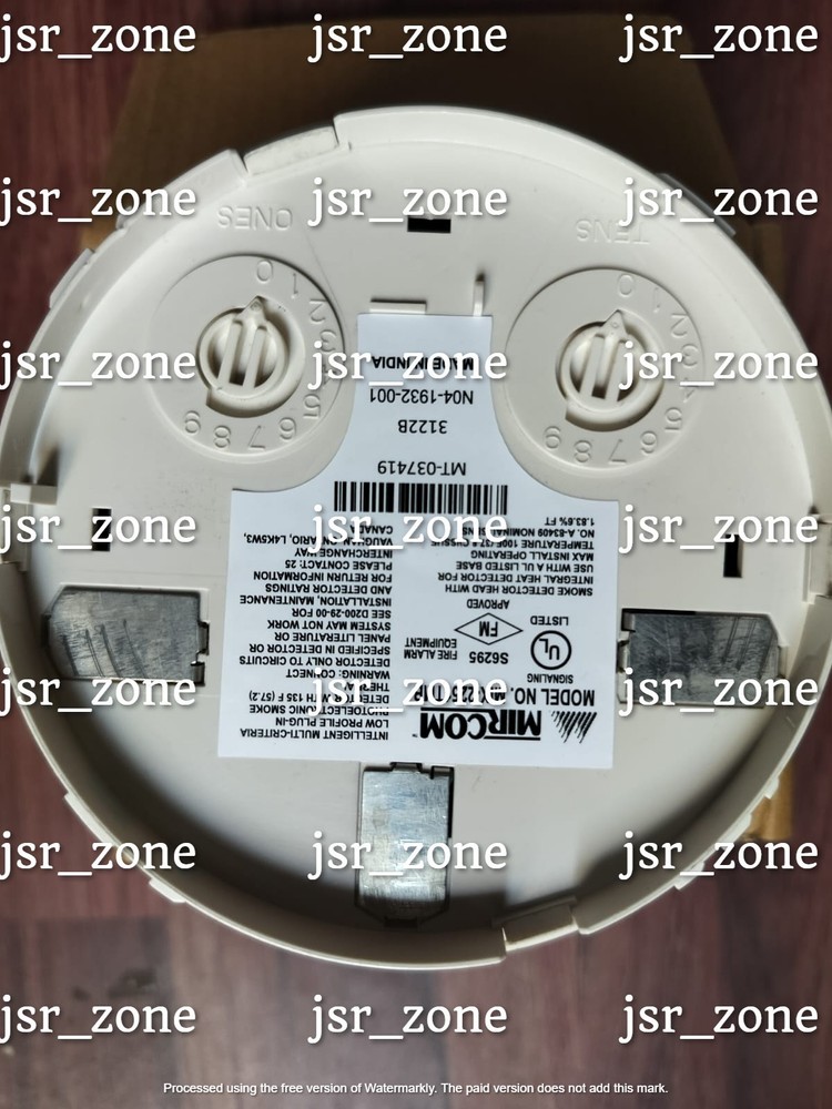 Mircom Addressable Multi Smoke Sensor Detector MIX 2251 TMB Fire Safety