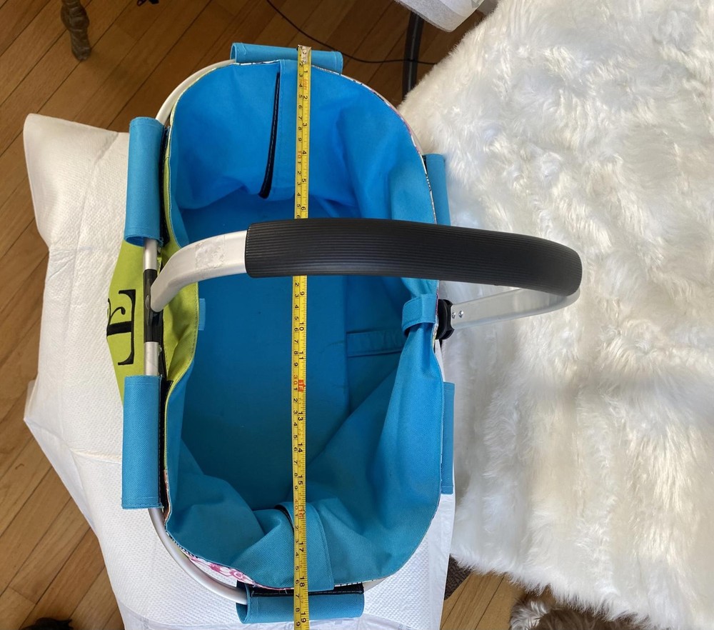Craft Tote Bag with Metal Frame and Handle