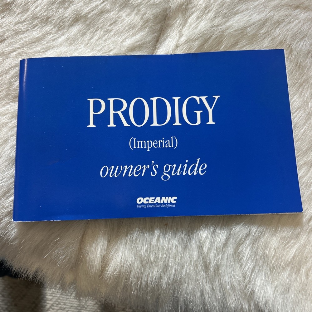 Prodigy Imperial Owner’s Guide Oceanic Diving Computer