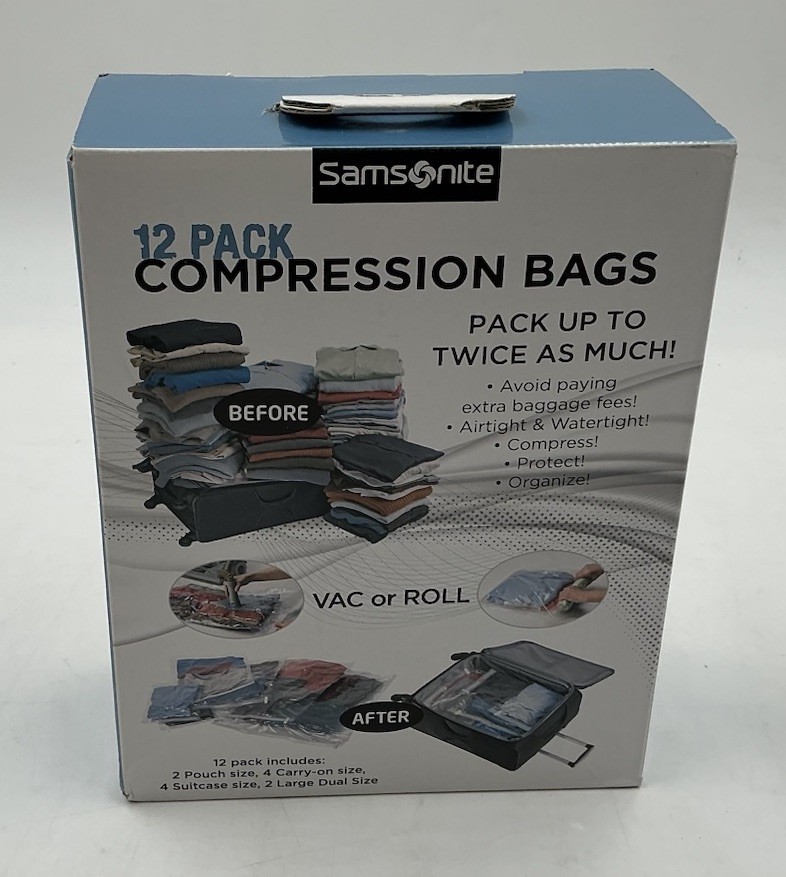 Samsonite 12-Pack Compression Bags 0731OS4