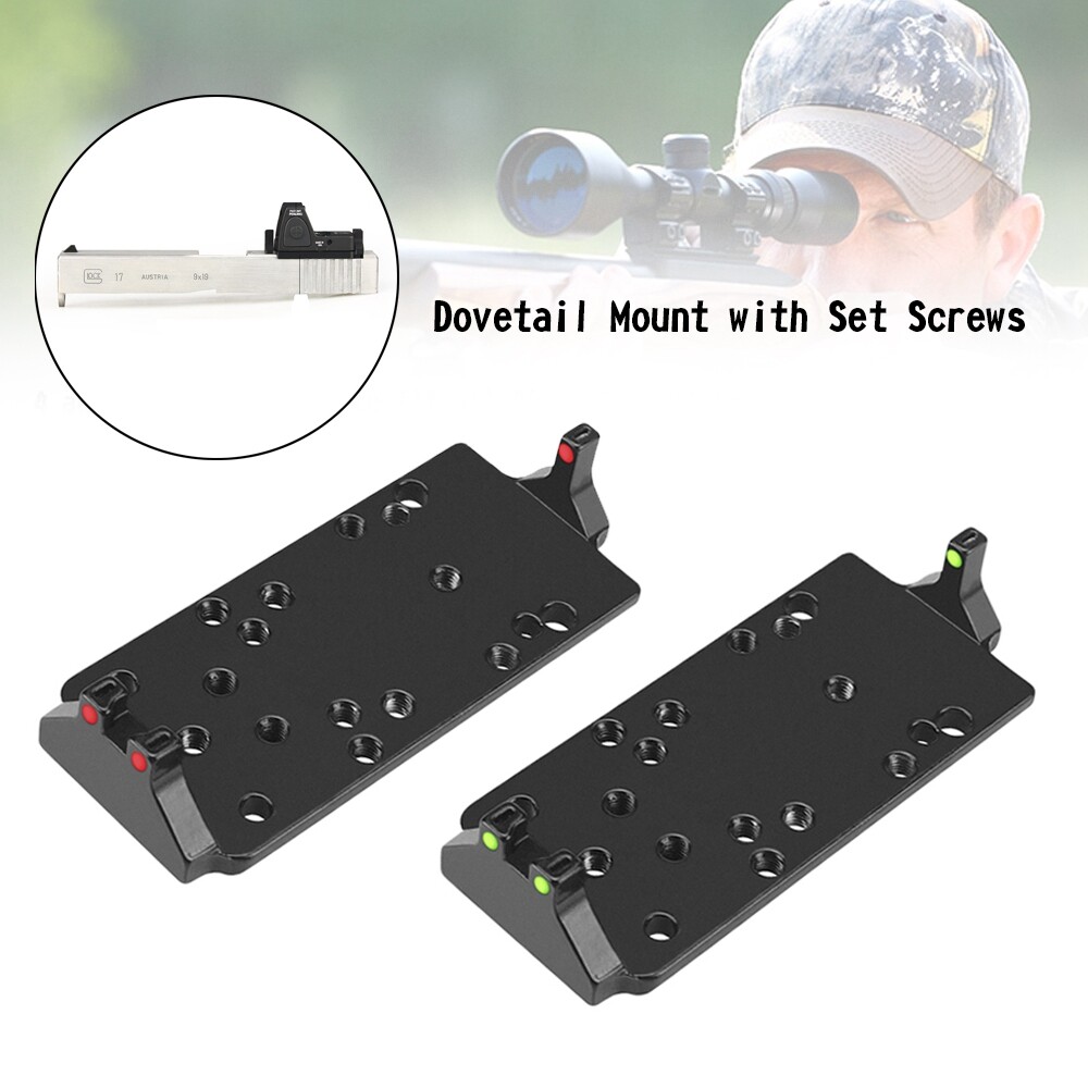 Universal Mount Red Dot Optic Mounting Platform Plate Base Mount For GLOCK UE