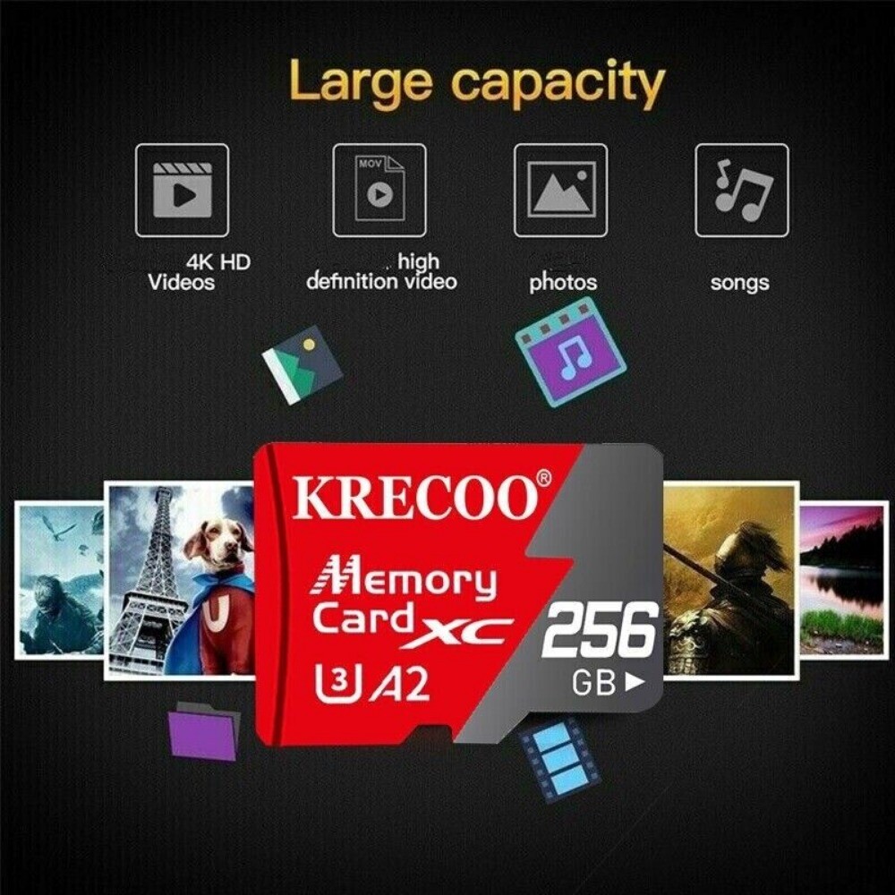 1TB Micro SD Memory Card Class10 Flash 325MB/s Mini for Phone Tablet Camera Lot