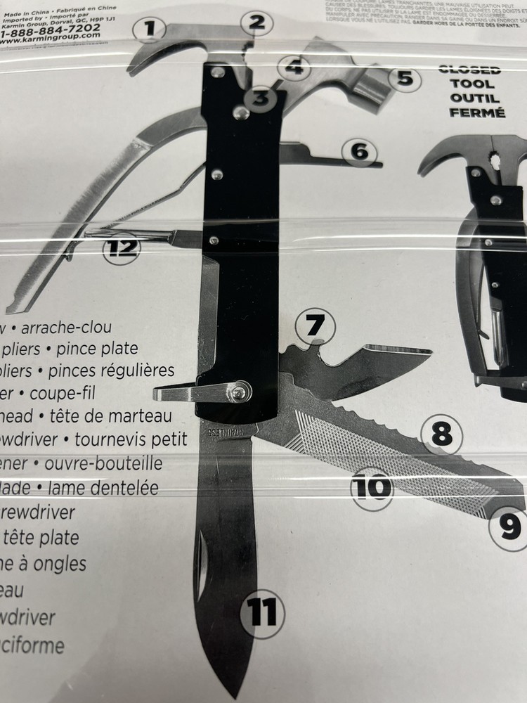 WOW! WorkCrew HIGH PERFORMANCE Multi-Tool (12 Tools in 1) & FAST FREE SHIP!!!!!