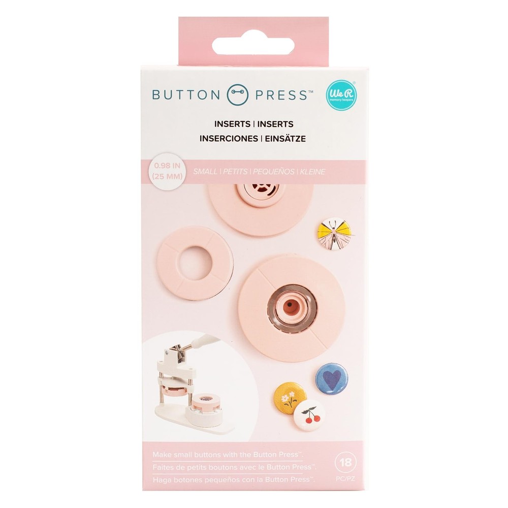 We R Memory Keepers Small Circle Insert Effortless Button Making Tool