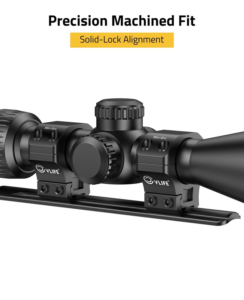 Scope Ring Medium Profile Riflescope Mount 1" Ring for 11mm & 3/8" Dovetail Rail