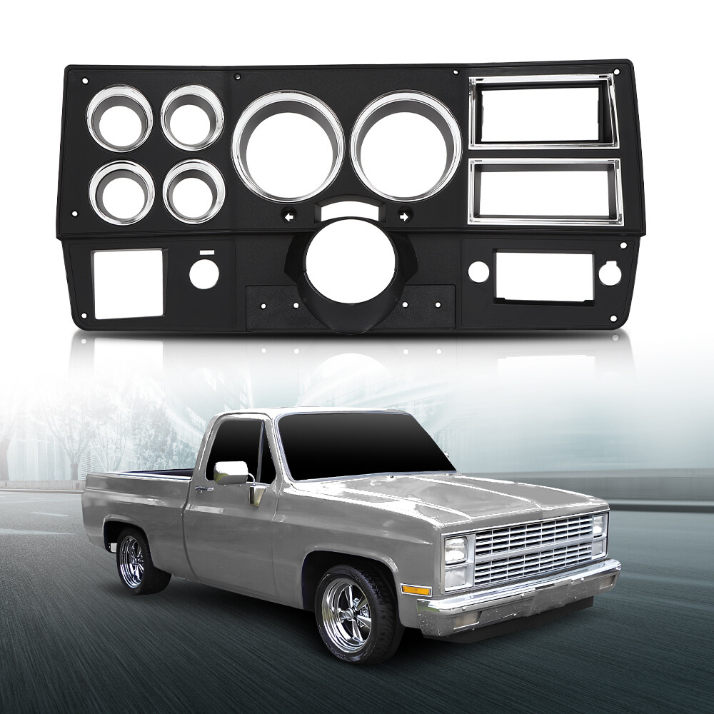 Fit For 1984-1987 Chevrolet GMC Truck Gauge Instrument Dash Bezel Trim With A/C