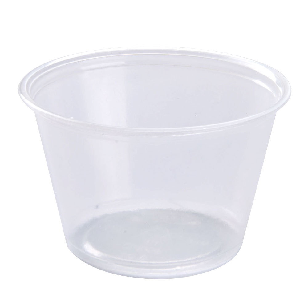 MarketPro Polypropylene Souffle Cup Clear 4 oz. | 2500/Case