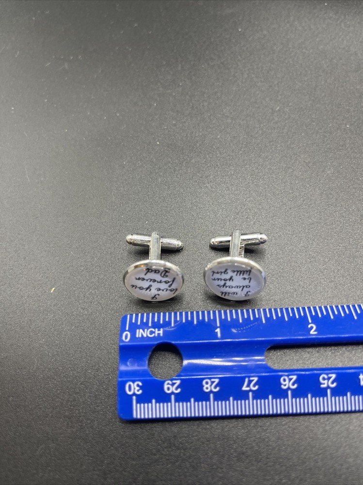 Stunning Vintage Silvertone Cuff links #D641