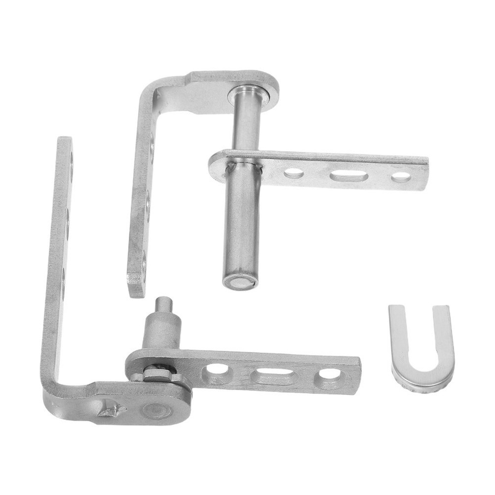 2 Pcs Self Closing Door Hinges Saloon Gravity Hardware Louvre Swinging