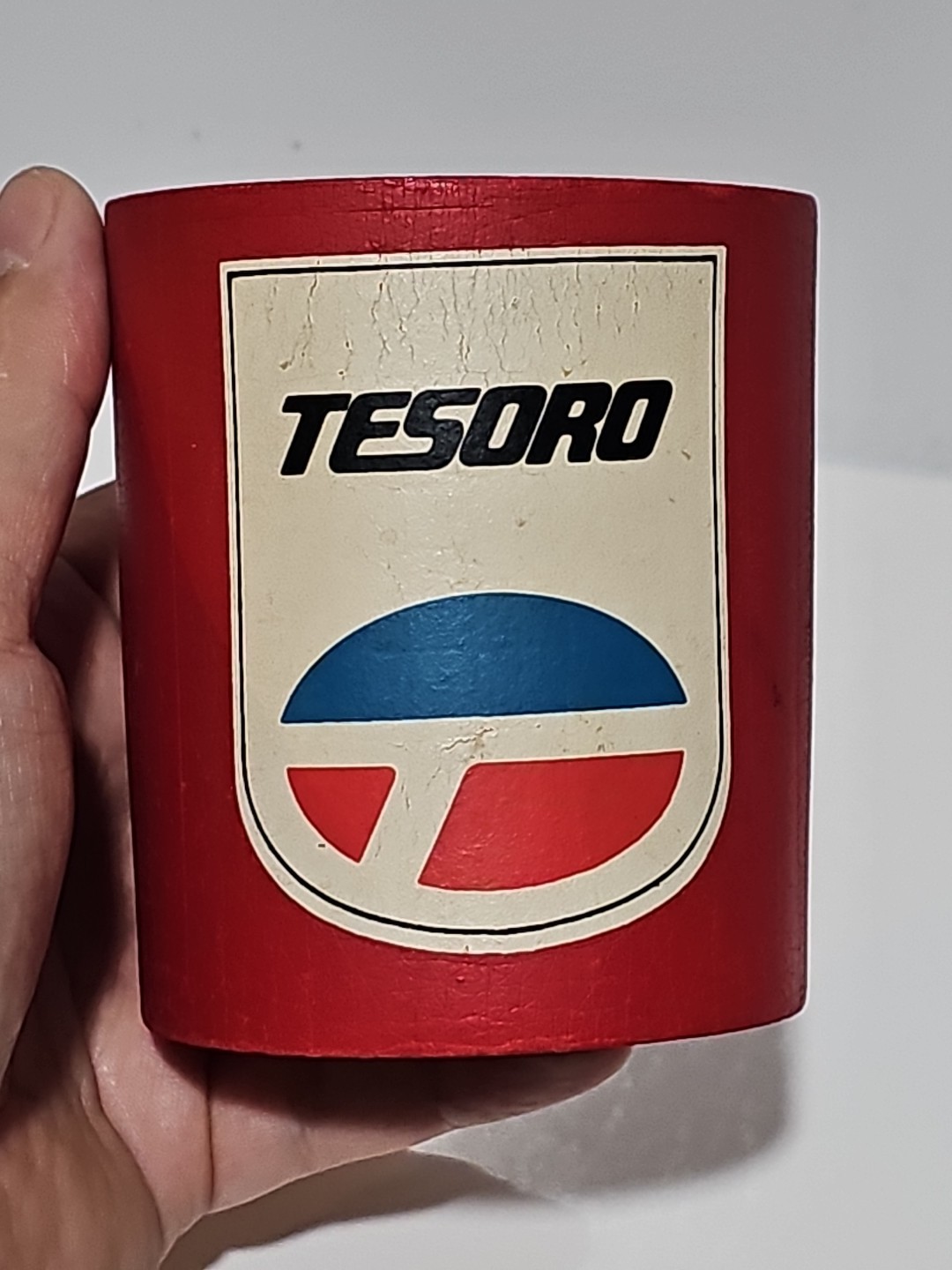 Vintage Tesoro Corp. Foam Koozie Oil And Gas - Gas Station USA