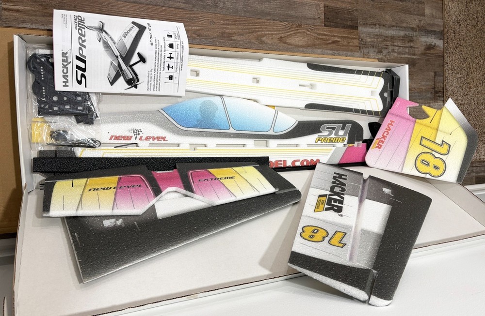 Hacker Models 48" EPP SUpreme w/ removeable wings RC Airplane NIB