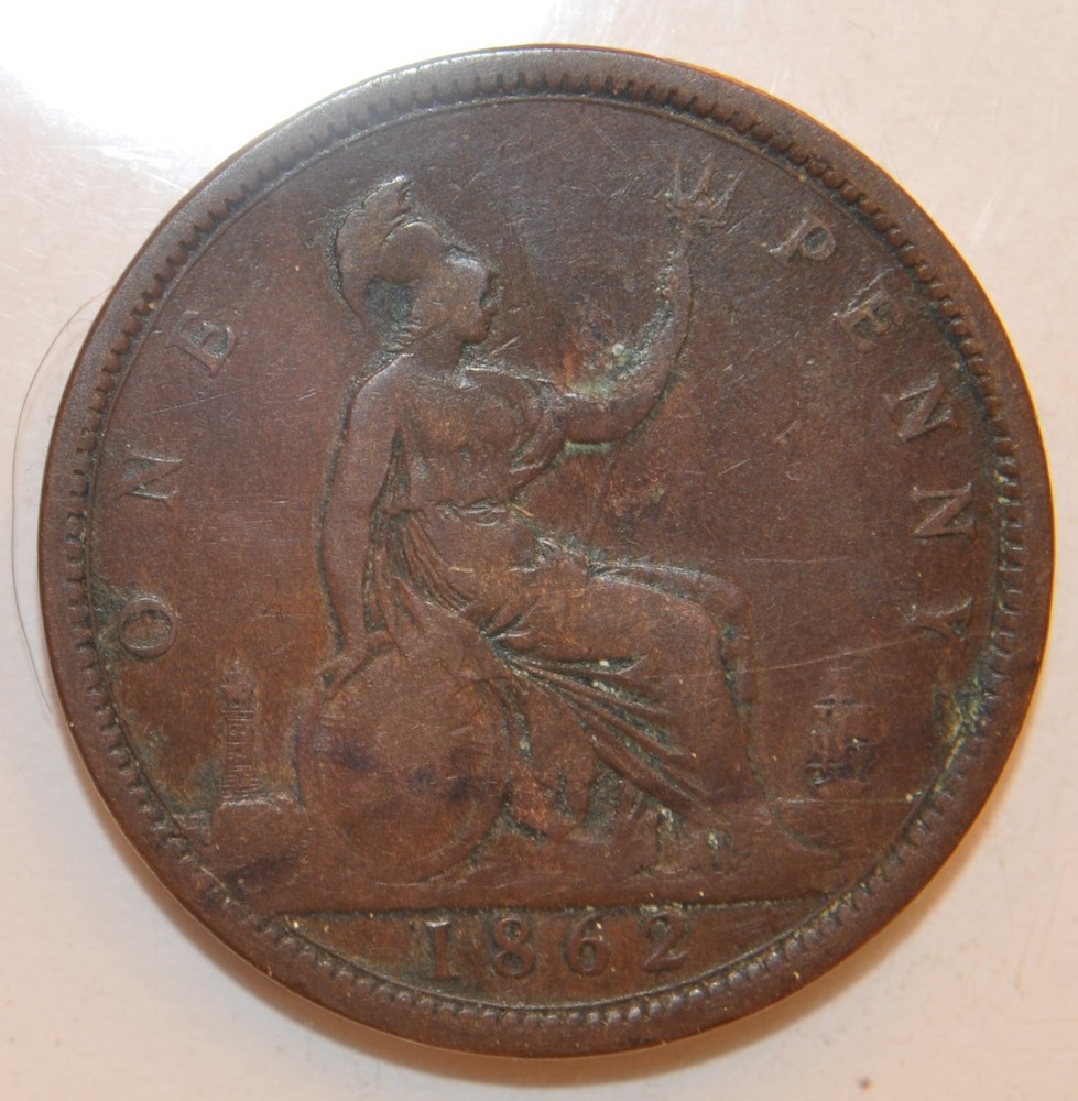 1862 Great Britain  Penny