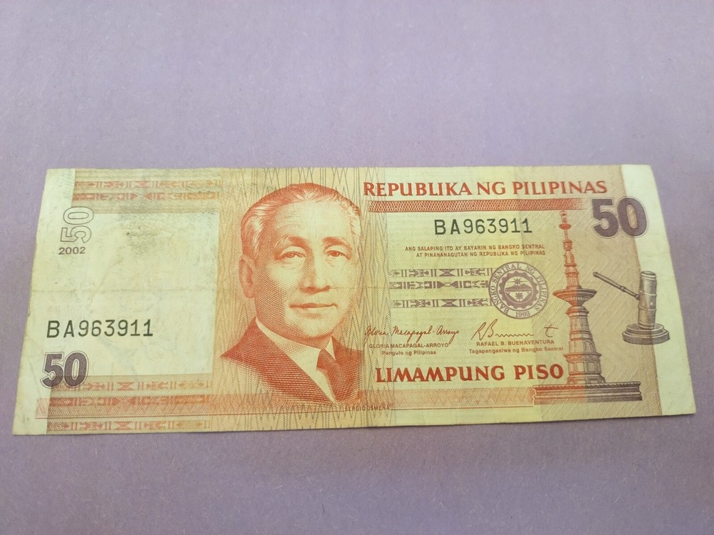 Philippines 50 Piso 2002 BA963911