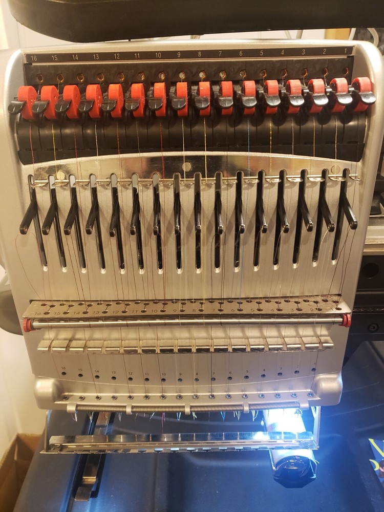 Melco Bravo II Single Head 16 Needle Embroidery Machine