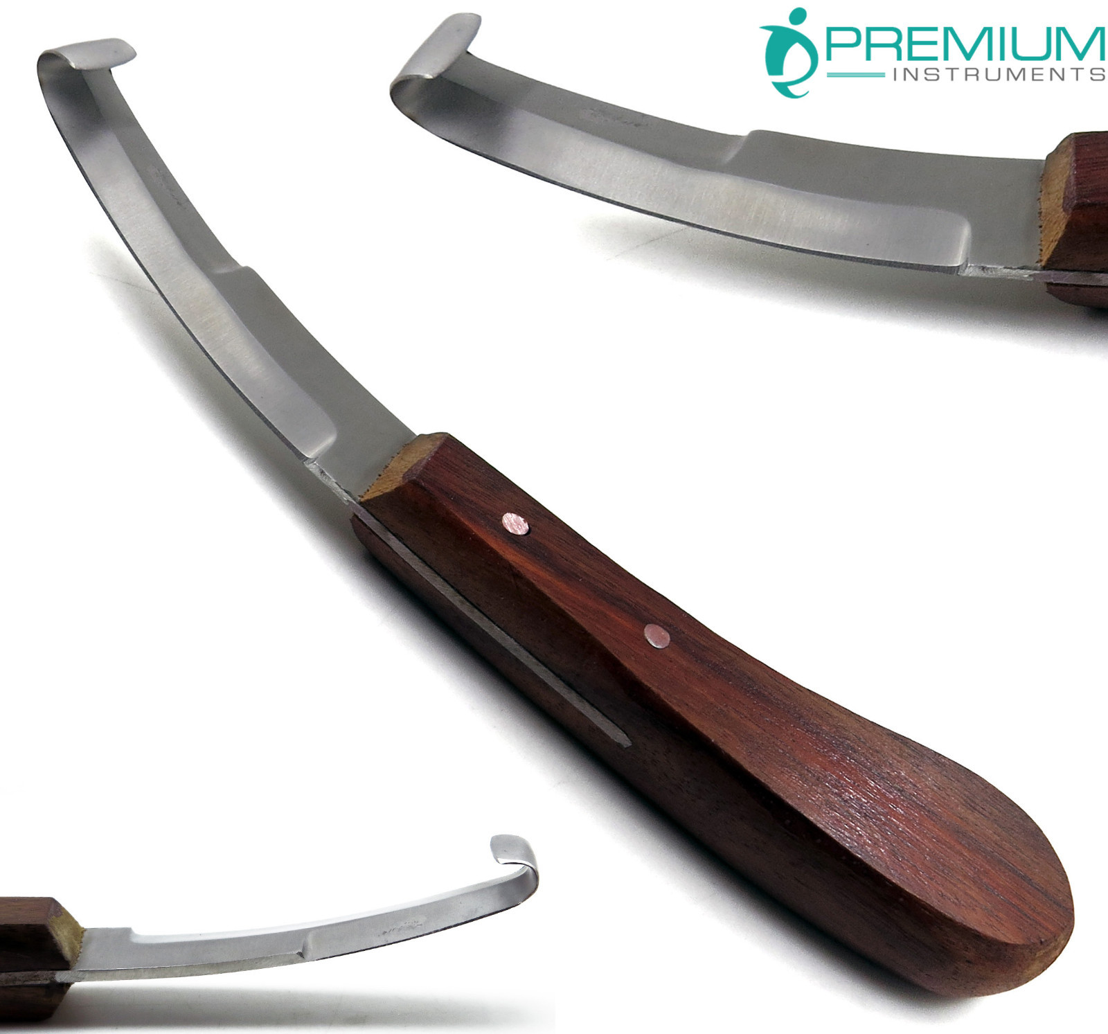 Hoof Knife Double Edge Blades 8" Farrier Veterinary Premium Instruments