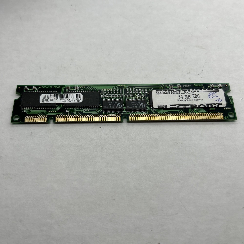 64MB Memory EDO 64 MB RAM 50NS Buffered Dimm 8x72 Buffered ECC 168pin