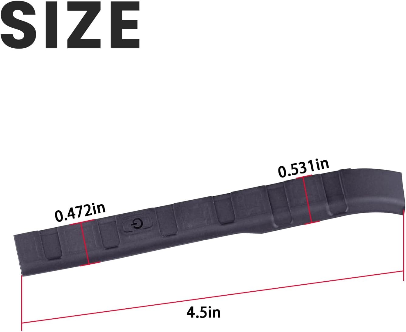 1Pcs Rubber Power Button GP03330 Fits Garmin Alpha 100;Atemos 100 (waterproof)