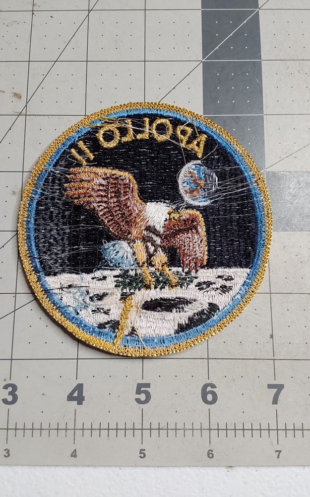 1970s Apollo II 2 Eagle Landing on the Moon Patch