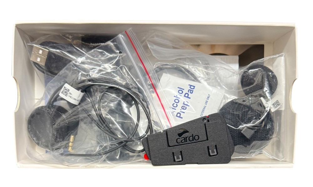 Cardo Spirit Single Bluetooth Motorcycle Intercom IP65 SPRT0001 - Open Box