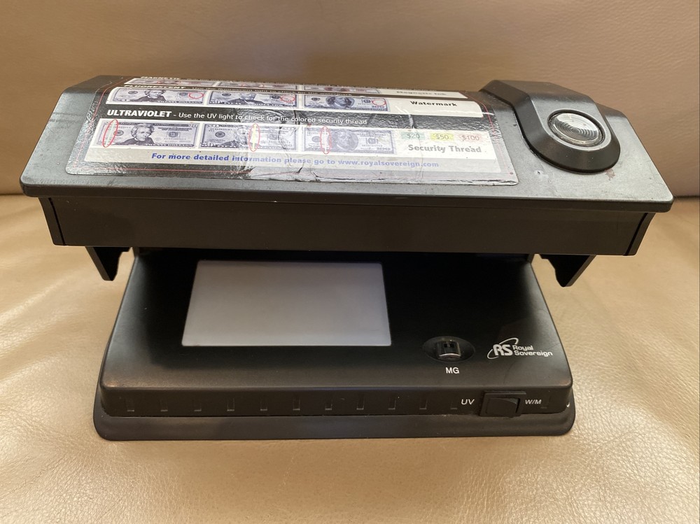 Royal Sovereign RCD-3 Counterfeit Detector TESTED