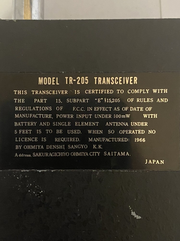Pair Drexel 7-Transistor Transceiver with Cases - Working